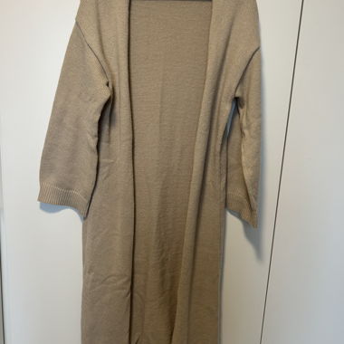 Beige Knit Cardigan