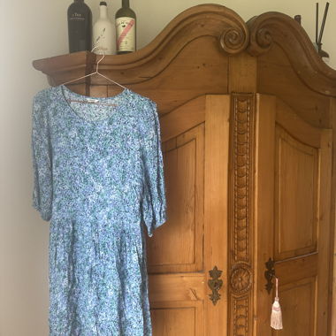 Robe fleurie bleue MbyM