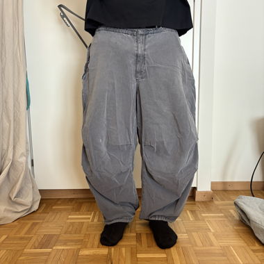 Pantalon baggy gris