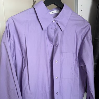 Chemise violet Mango