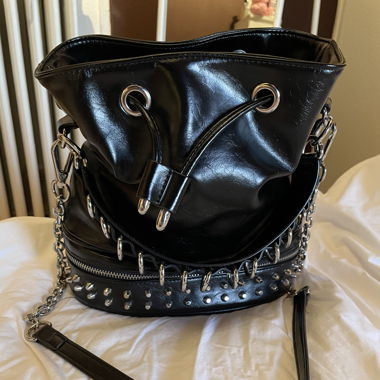 Beutel Tasche Schwarz