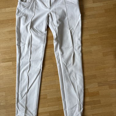 Beige Slim Pants for Women