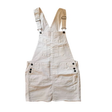 Vestito salopette bianco Cimarron taglia M