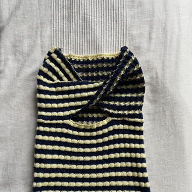 Twisted Knit Tube Top