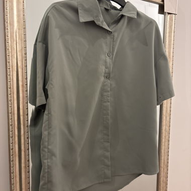 Ensemble vert oversize