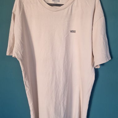 T-shirt Vans, bianco, Taglia L