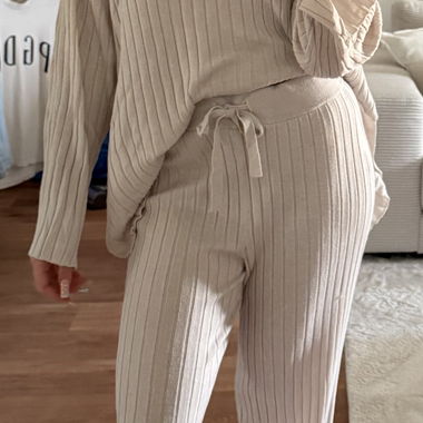 H&M Beige Knit Set