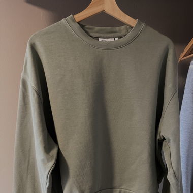 light green oversized sweater weekday