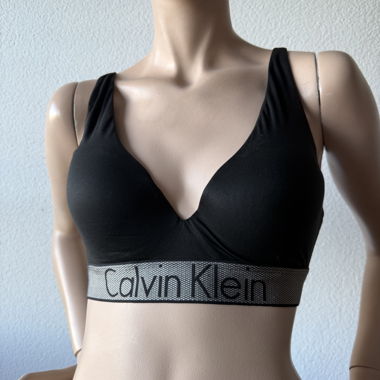 Reggiseno Calvin Klein senza stiratura nero