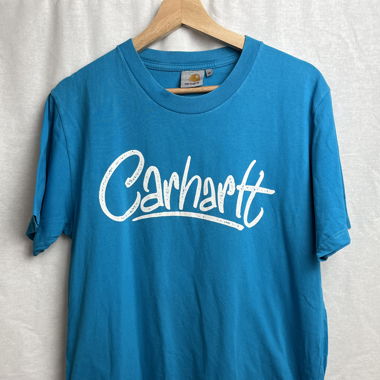 T-shirt Carhartt bleu vintage