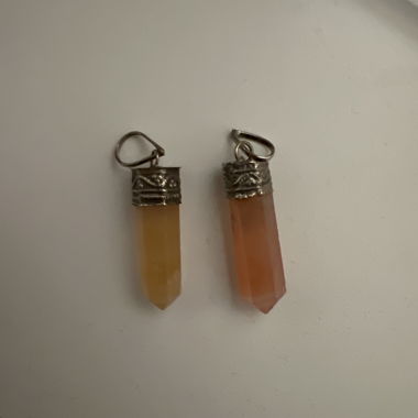 Pendentif de collier en cristal