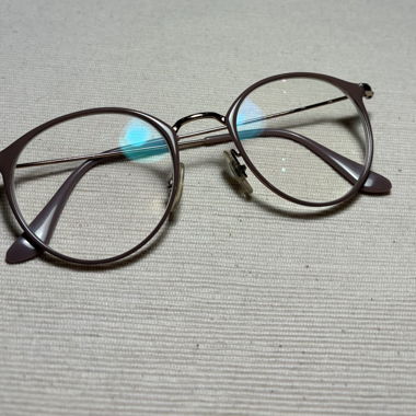 Occhiali rotondi Ray-Ban rosa/oro