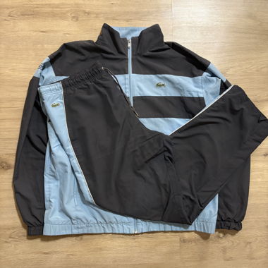 Très rare survêtement Lacoste bleu bébé des années 90 (L)