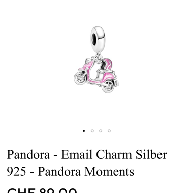 Charm Pandora Roller-Scooter
