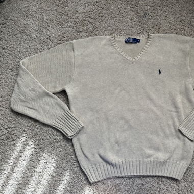 Polo Ralph Lauren Baumwollpullover Beige Gr. M 