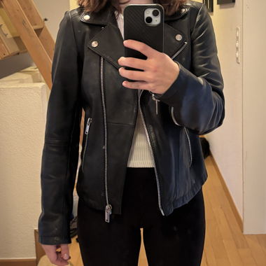 Black leather Jacket
