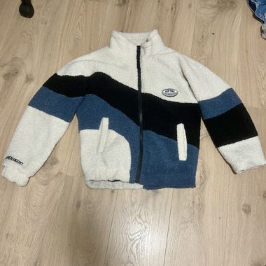 Übergangs Jacke wuschelig