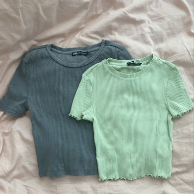 Set von 2 Crop Tops