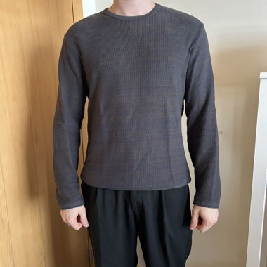 Graues Langarmshirt 