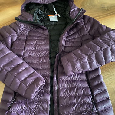 Doudoune légère Mammut Aubergine / Noir, XS