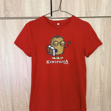 T-shirt rouge Kiwipedia