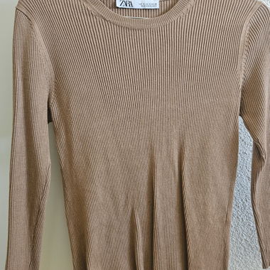 Zara Rippstrickoberteil