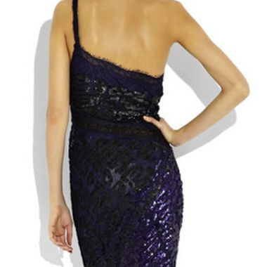 Robe en dentelle Pucci violette M