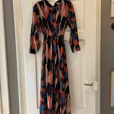 Long multi coloured dress