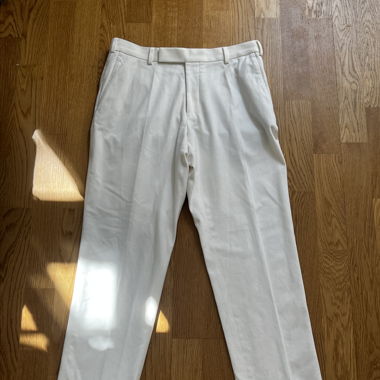 Suitsupply Off-White Cotton Pants UK 32 EU 48