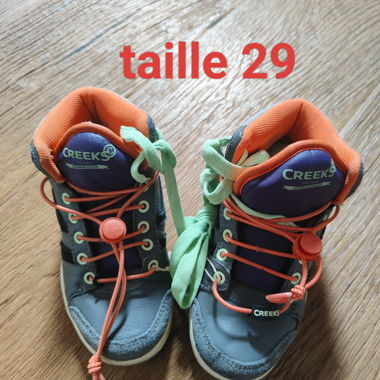 Chaussures creeks taille 29