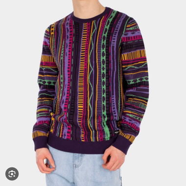 Colorful knit sweater iriedaily