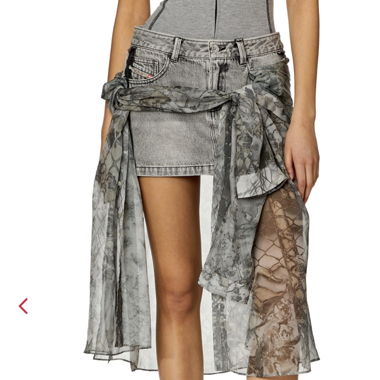 Diesel Jeans Mini Skirt