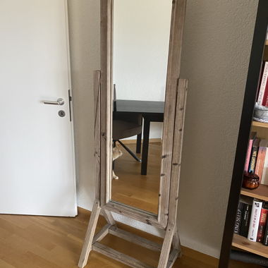 Holz Standspiegel