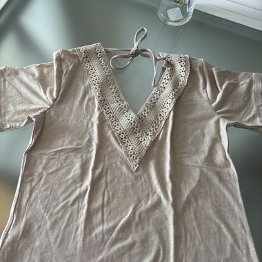 T-shirt beige 