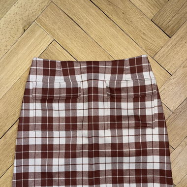Karierter Minirock (Reformation