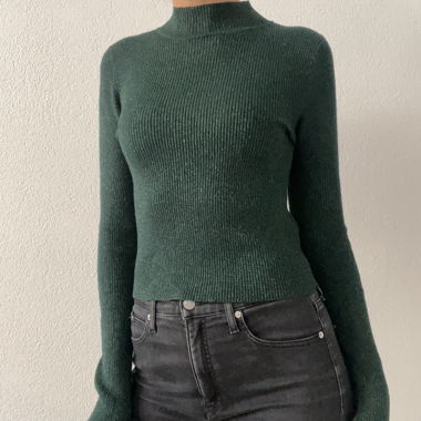T-shirt à manches longues effet pailleté
