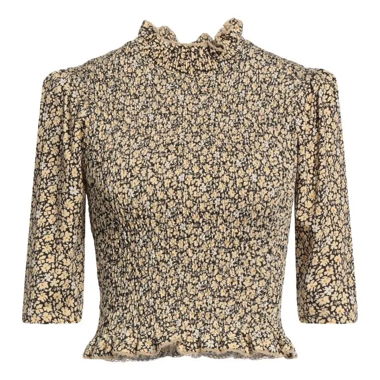 Haut Sandro à fleurs XS