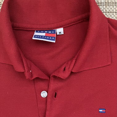 Tommy Hilfiger rotes Poloshirt