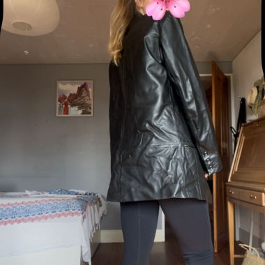 Blazer in pelle vintage