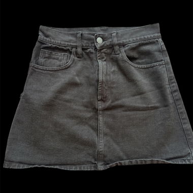 gonna di denim marrone di Brandy Melville