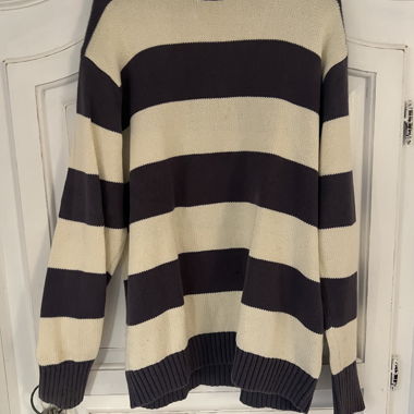 Brianna Sweater white/purple