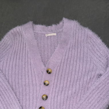 Cardigan violett