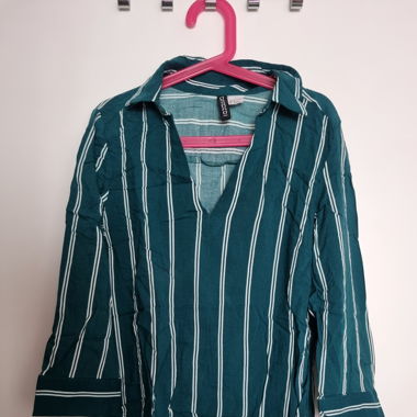 Dunkelgrüne Bluse