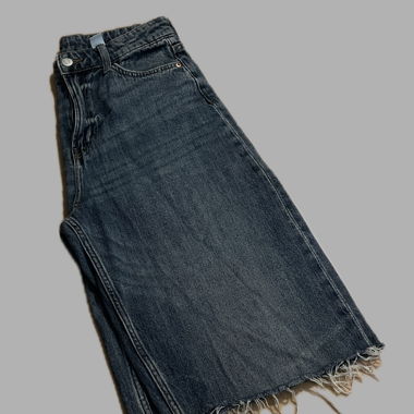 Jeansshorts mit hoher Taille