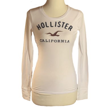 Hollister Longsleeve-Oberteil weiss
