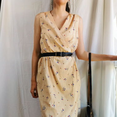 Vintage summer flower dress