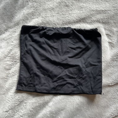 Schwarzes Tube-Top