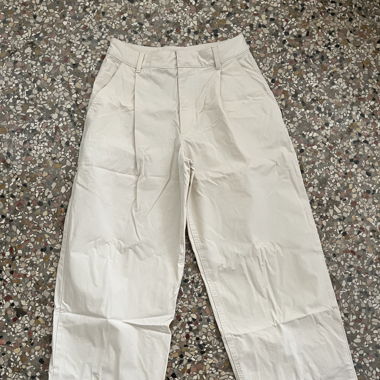Pantalon en tissu blanc 