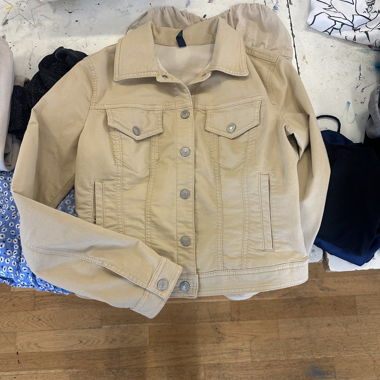 Beige Denim Jacket