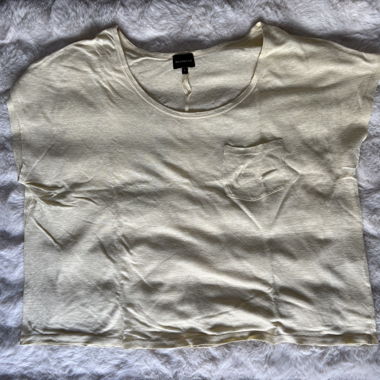 T-shirt giallo chiaro Berenice